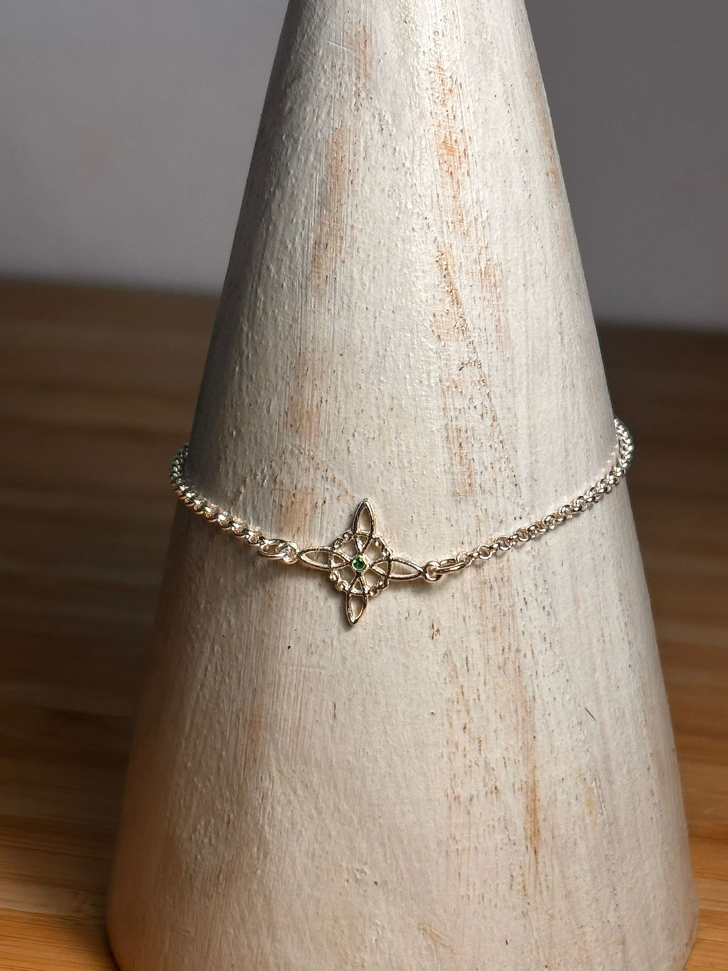 Pulsera de Plata 925+Nudo de Brujas