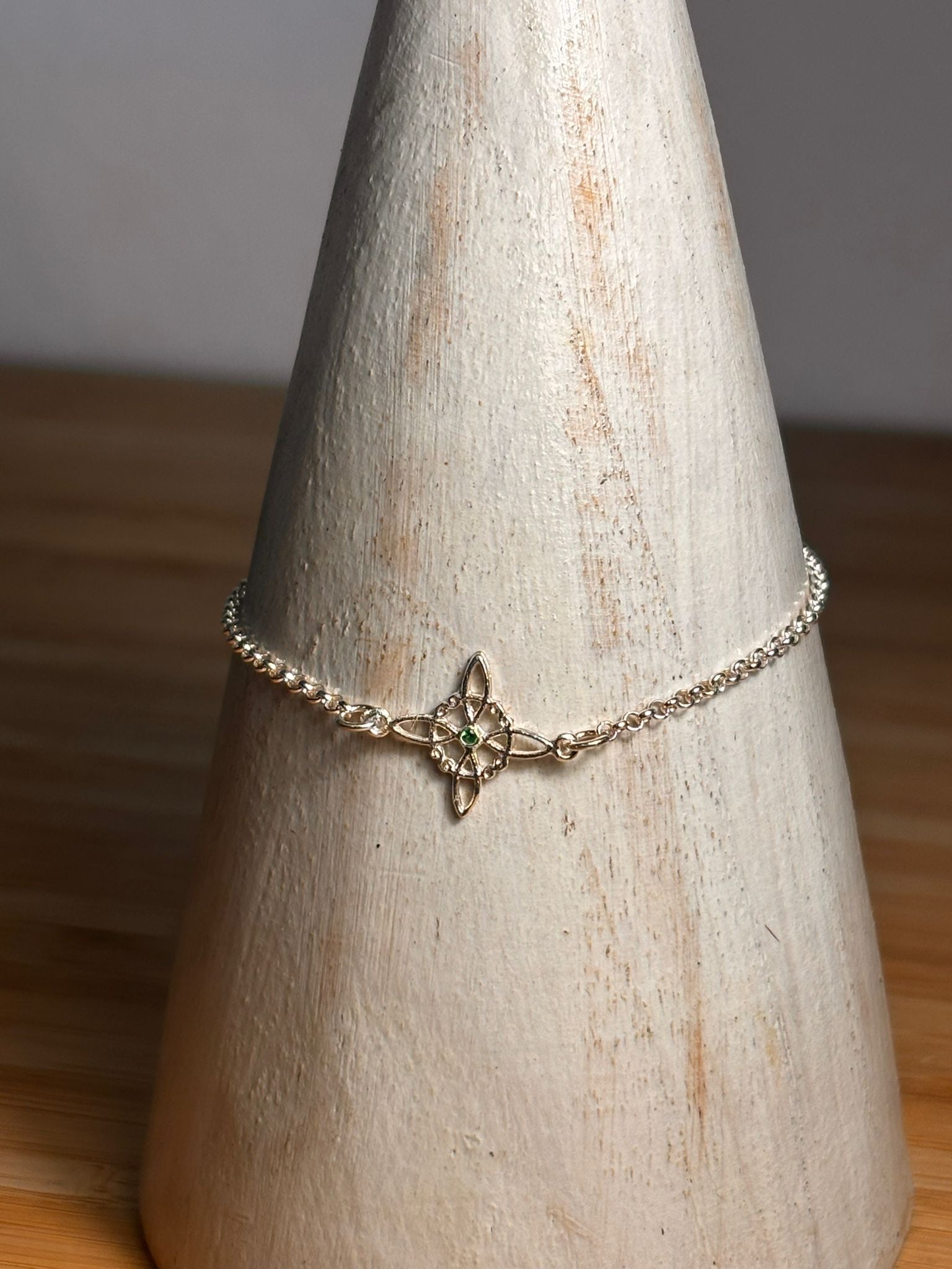 Pulsera de Plata 925+Nudo de Brujas