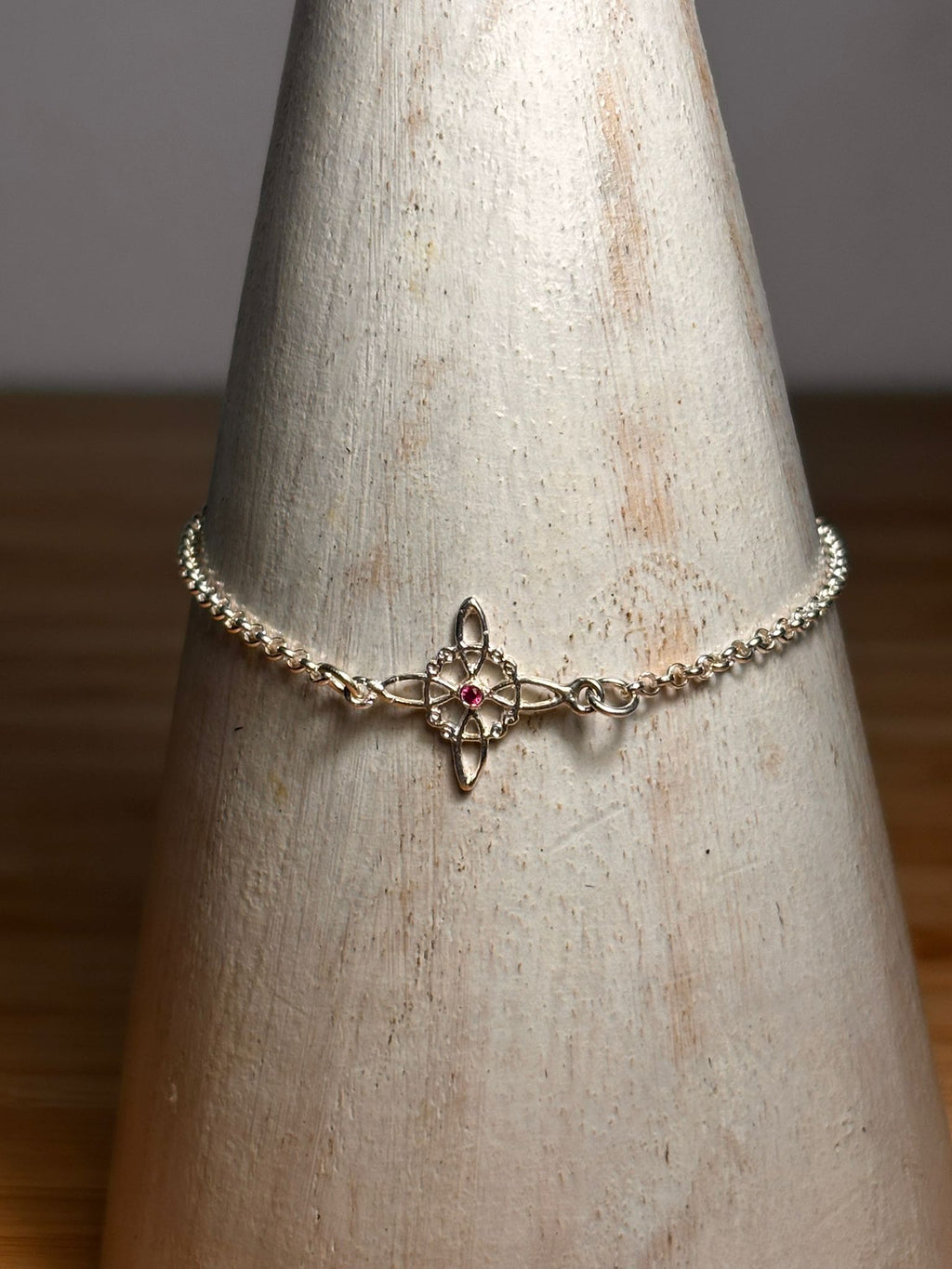 Pulsera de Plata 925+Nudo de Brujas