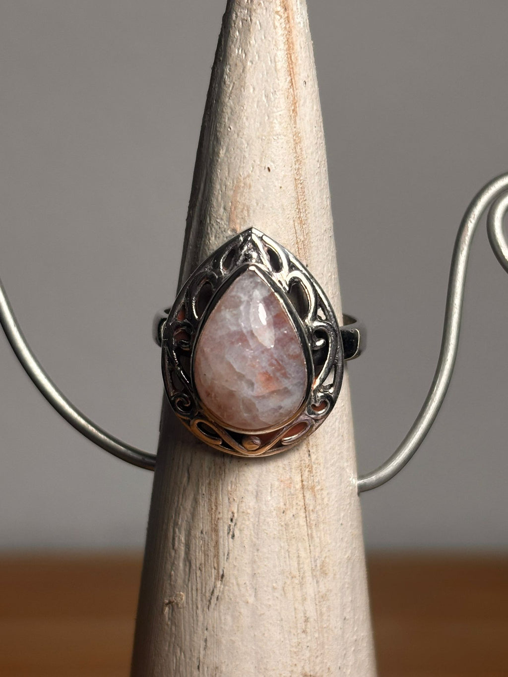 “NOVEDAD” Anillo plata 925+Piedra Luna