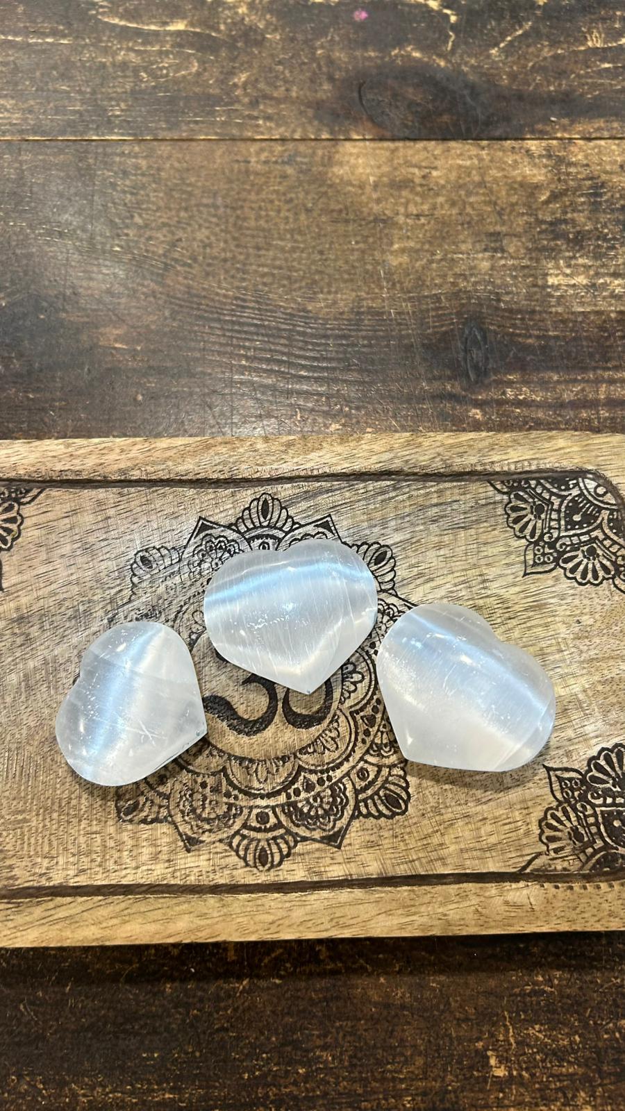 Corazón de selenita