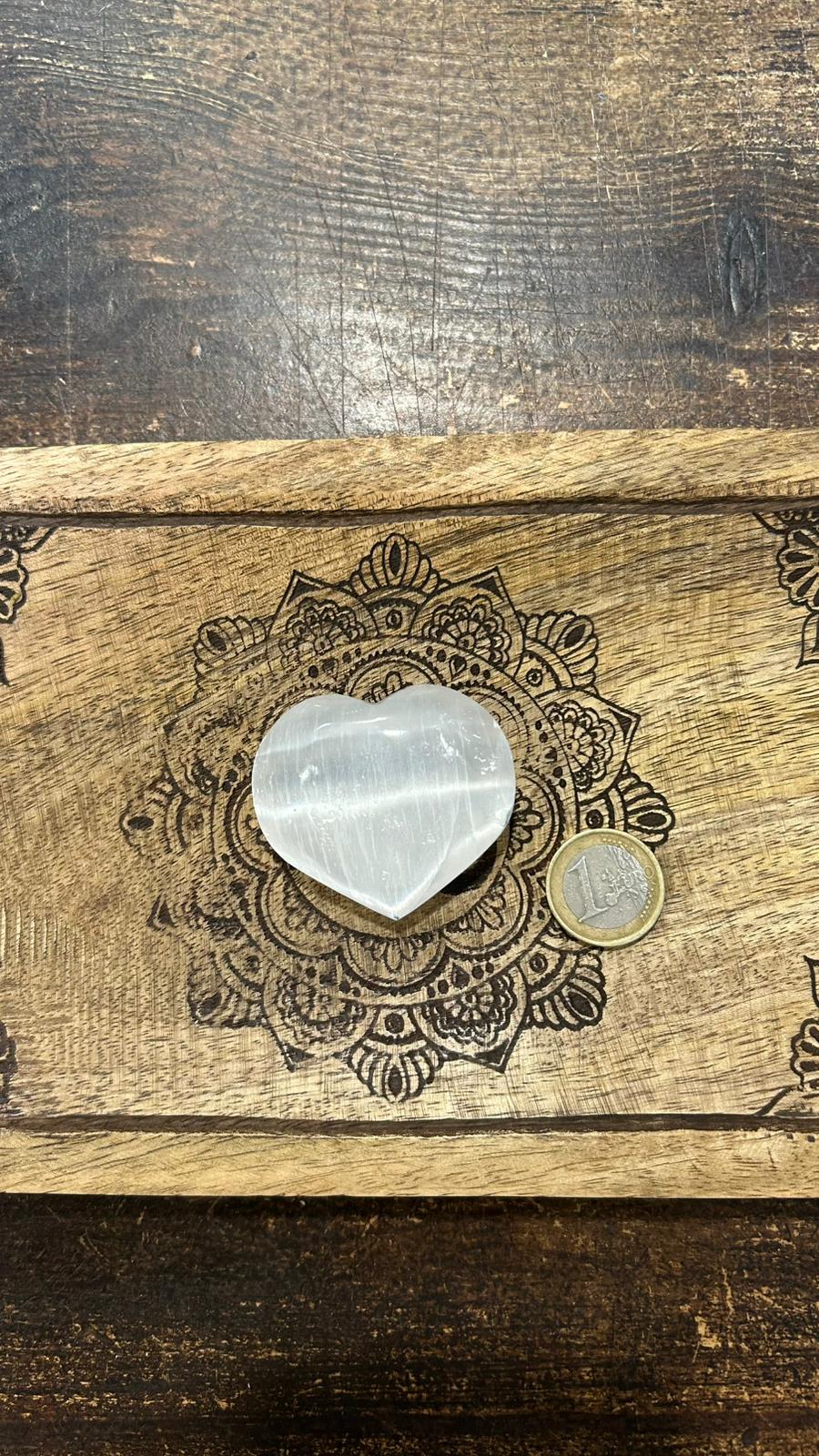 Corazón de selenita